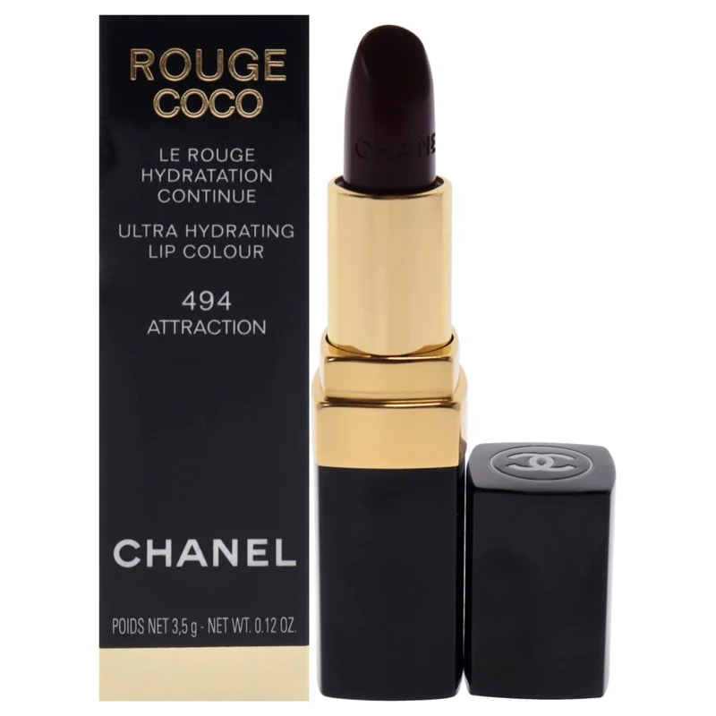 Chanel Rouge Coco Ultra Hydrating Lip Colour - 494 Attraction For Women 0.12 oz Lipstick