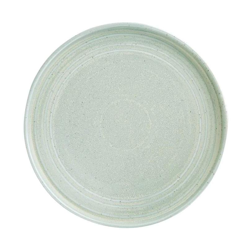 Olympia Cavolo Flat Round Plates Spring Green 270mm (Pack of 4)