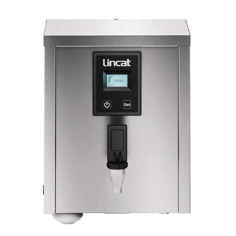 Lincat DB139 Stainless Steel Auto Fill Wall Mounted Water Boiler MF, 3kW, 10L Capacity, 580mm x 340mm x 296mm - Image 1