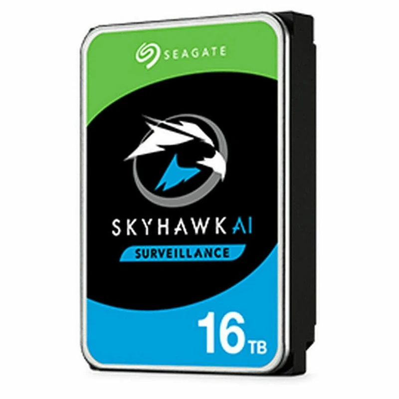 Seagate SkyHawk AI ST16000VE002 - Hard drive - 16 TB - internal - 3.5" - SATA 6Gb/s - buffer: 256 MB - with 3 years Rescue Data Recovery
