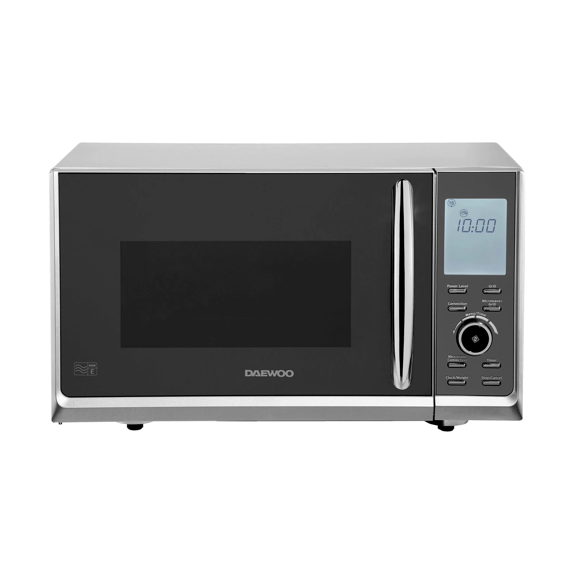 Daewoo 900W, 25L Combination Microwave |1950W Grill & 1950W Convection Oven | Easy-To-Clean Stainless Steel Cavity | Jet Defrost Function | 8 Auto Cook Pre-Settings | Adjustable Timer |-Silver