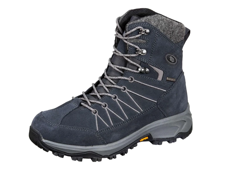 Brütting Huntington, Unisex Adults’ Snow Boot, marine/grau, 7.5 UK