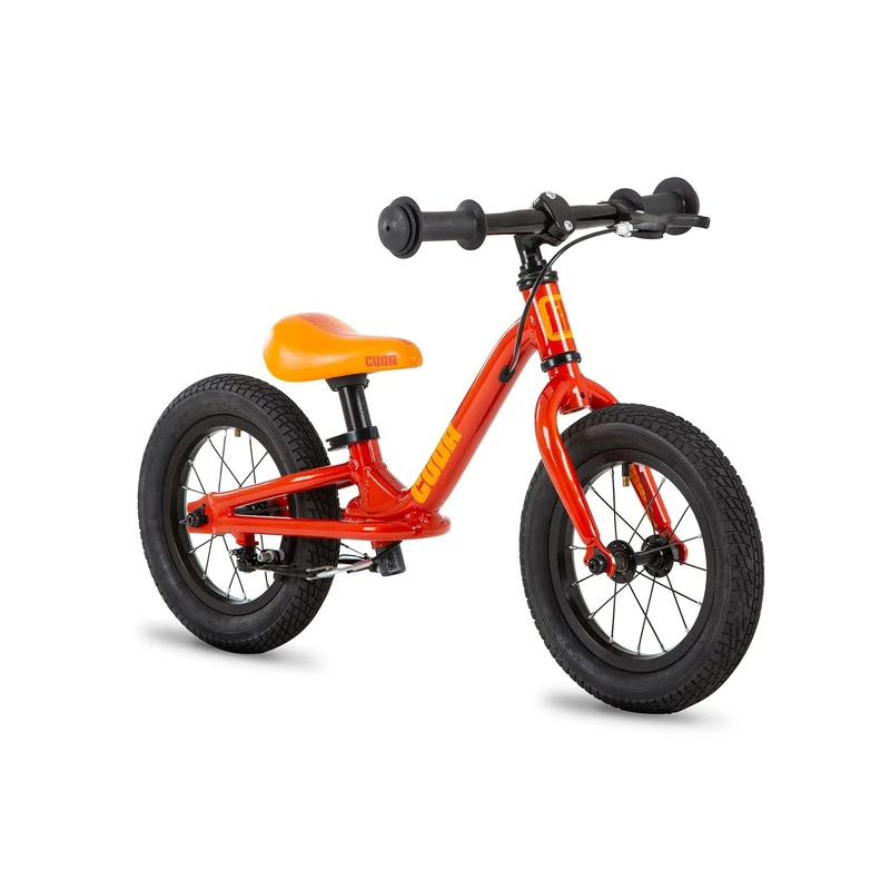 Cuda Runner Balance Bike - Stable & Sturdy Kids' Balance Bike To Develop Confidence, Lower Geometry Bike To Improve Coordination, Easy To Transport, Lightweight - Orange, 2-3yrs