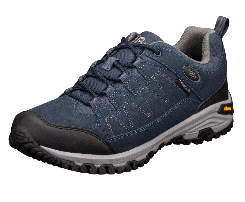 Brütting Unisex Mount Mills Cross Country Running Shoe, Navy/Grey, 7.5 UK