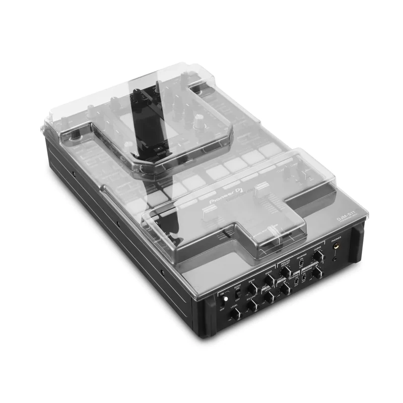 Decksaver Cover for Pioneer DJM-S11 - Super-Durable Polycarbonate Protective lid in Smoked Clear Colour, Made in The UK - The DJs' Choice for Unbeatable Protection