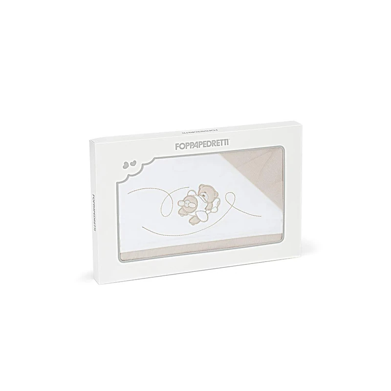 Foppapedretti Babyfly Bedding Set, 120 x 80 x 0.2 cm, 600 g, White/Beige