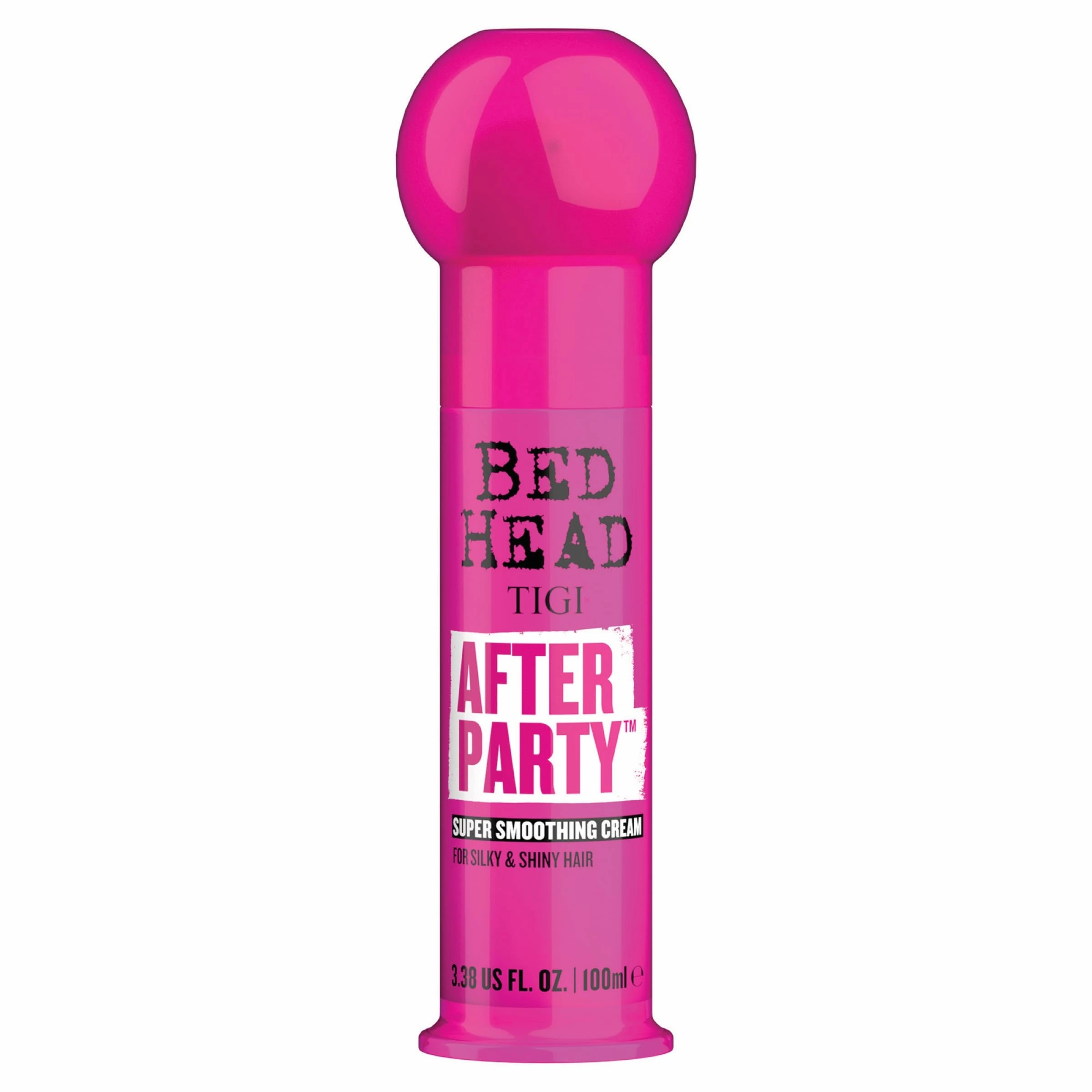 Bed Head by TIGI After Party Smoothing Cream - Anti Frizz Hair Styling Smoothing Cream, Air Dry or Wet Styling for Straight, Wavy or Curly Hair with Caster Seed Oil for Ultimate High Shine Hold