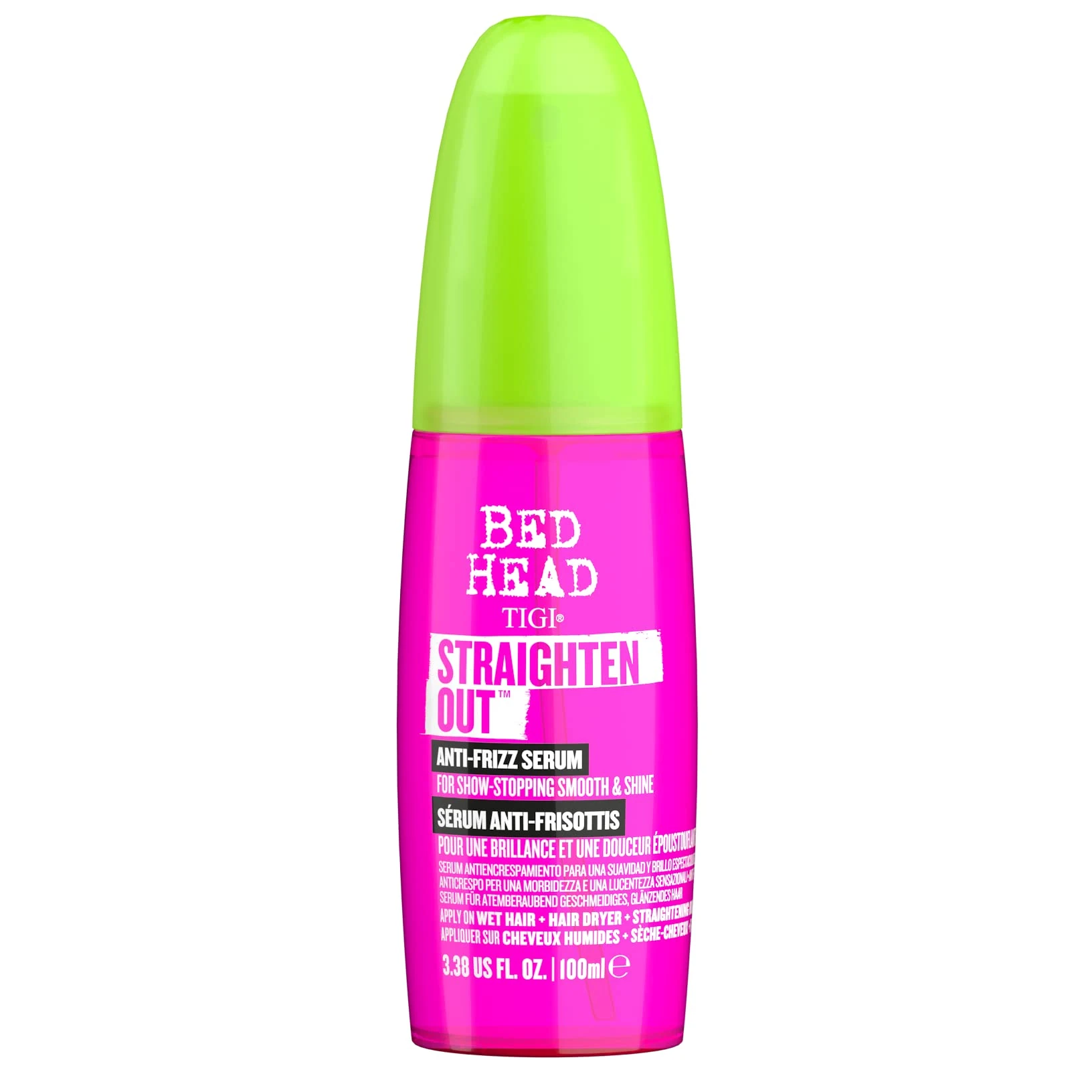 Bed Head by TIGI - Straighten Out Anti Frizz Hair Serum - For Smooth Shiny Hair - 100 ml