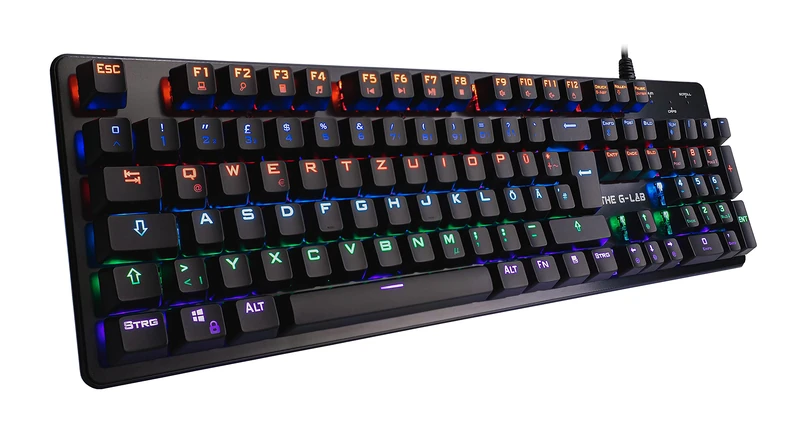 THE G-LAB Keyz Carbon V3 Mechanical Gaming Keyboard QWERTZ