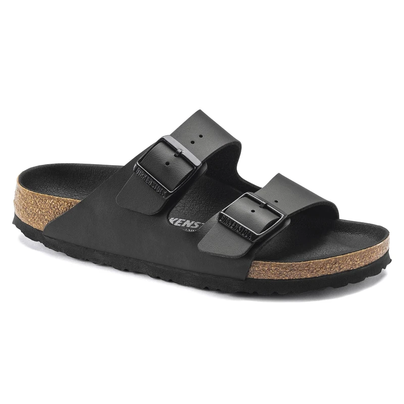 Birkenstock 1019069 Arizona triples black, Birko Flor Men Black UK 5