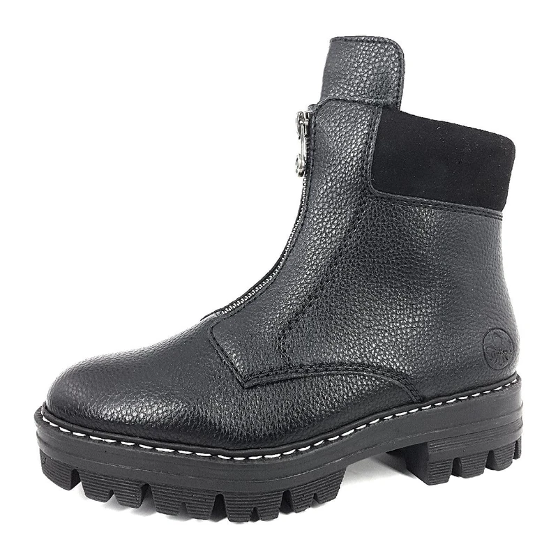 Rieker Women's Ankle Boots, Black 00, 8 UK