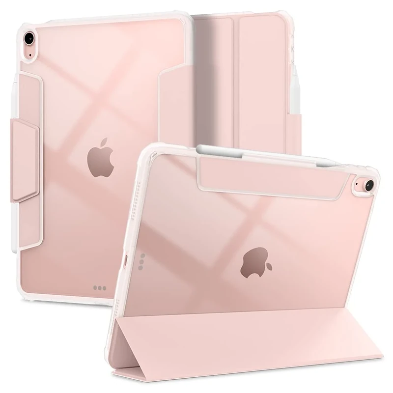 Spigen Ultra Hybrid Pro Case Compatible with iPad Air 11 inch 7th M3 (2025), 6th M2 (2024) / iPad Air 10.9 inch 5th (2022), 4th generation (2020) - Rose Gold