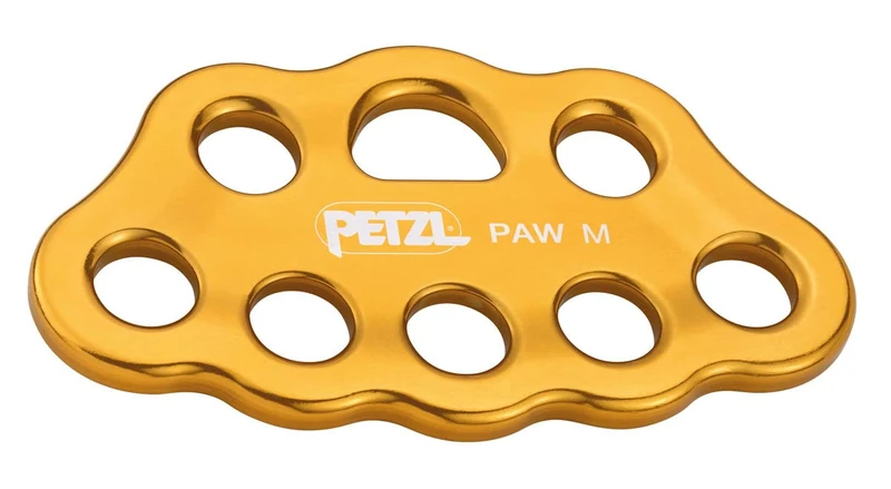 PETZL, Paw, Multiplier Anchors, Yellow, M, Unisex-Adult