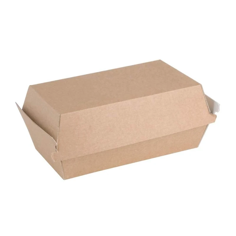 Fiesta Compostable Board Hinged Container - S (173x90x85mm) (Pack 200)