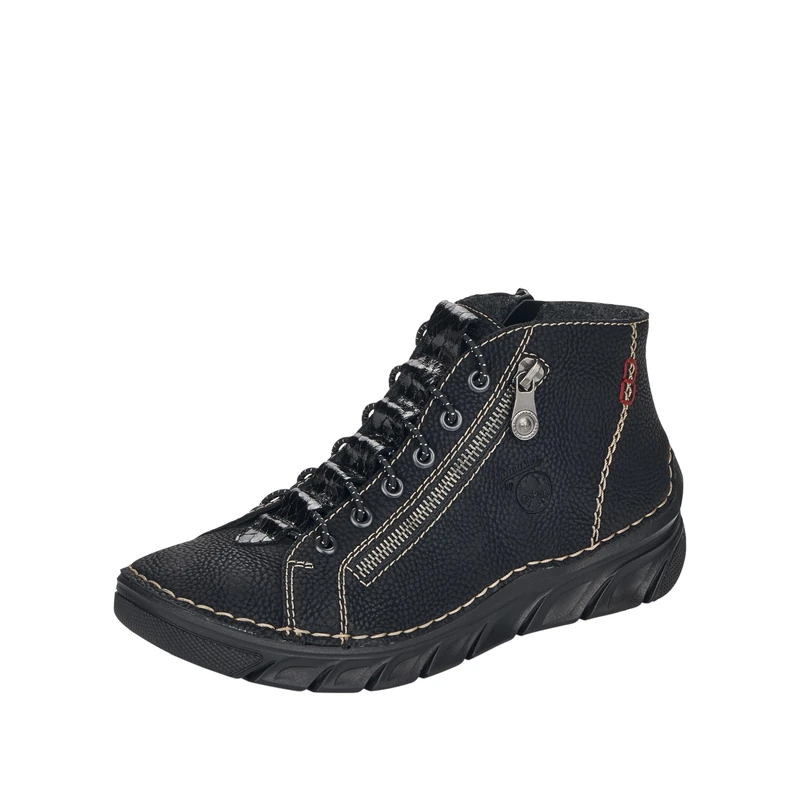 Rieker Women's 55048 Short Boots, black, 6.5 UK