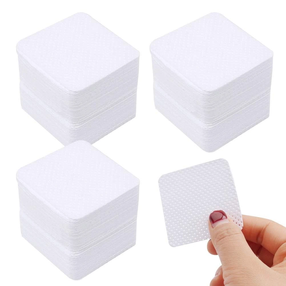 300 Pcs Lint Free Wipes For Nails, Nail Wipe Pads Lint Free Wipe Nail Art UV Gel Polish Absorbent Remover Wipes for Diy Nails