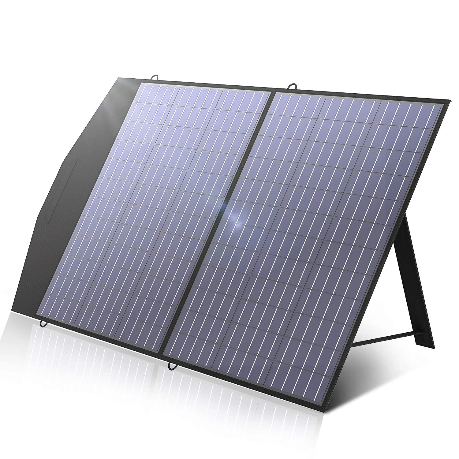 ALLPOWERS SP027 100W Portable Solar Panel Solar Charger for S2000 PRO R600 R1500 R2500 R4000 Solar Generator, Foldable Solar Panel with Adjustable Kickstand for Outdoor Camping Indoor RV