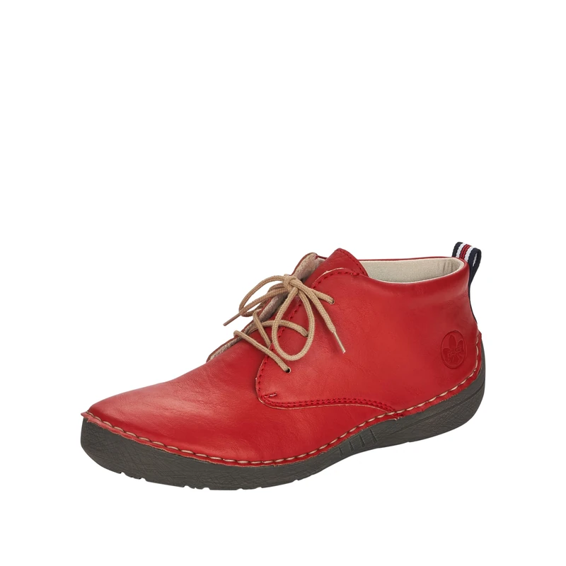 Rieker 52522-33 Ankle Boots/Boots Women Red - 5 - Mid Boots Shoes