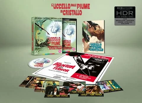 The Bird with the Crystal Plumage - Original Art Limited Edition 4K UHD Blu-ray - UK Import