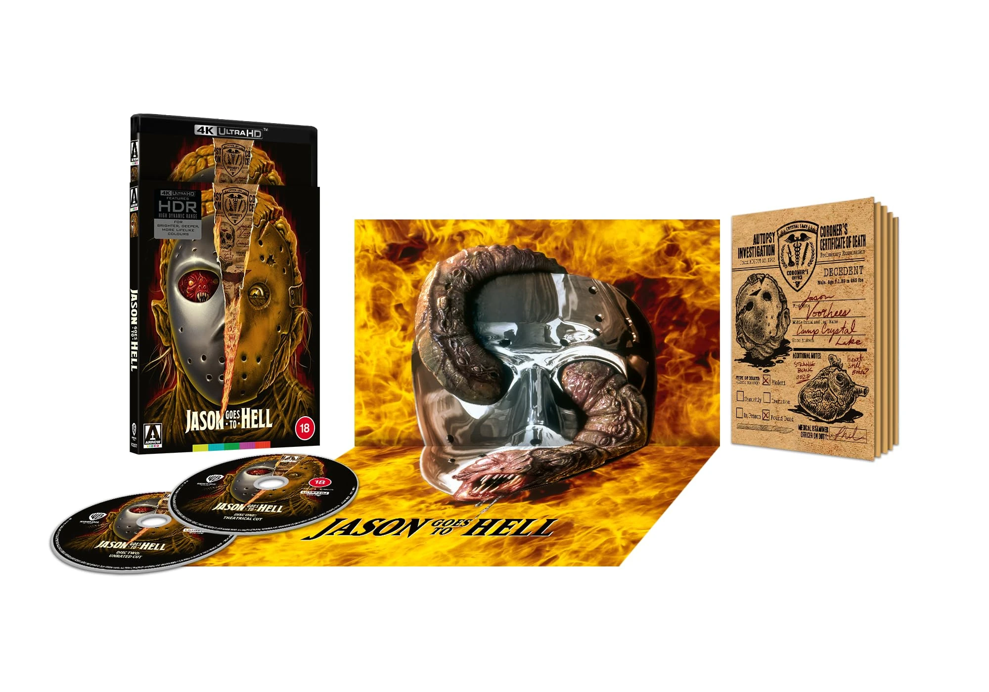Jason Goes To Hell Limited Edition 4K UHD [Blu-ray] [Region Free]