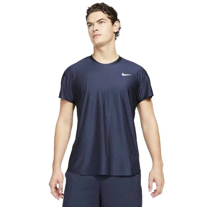 Nike CV5032 M NKCT DF ADVTG TOP T-shirt mens obsidian/obsidian/white L