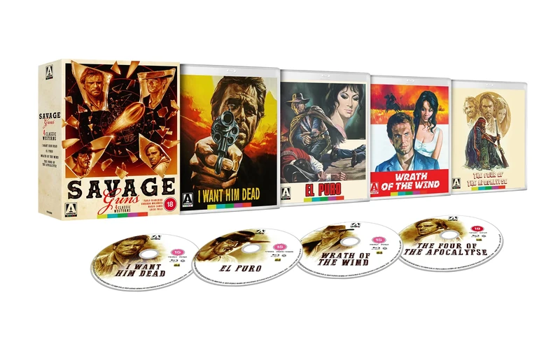 Savage Guns: Four Classic Westerns Vol 3 Blu-ray