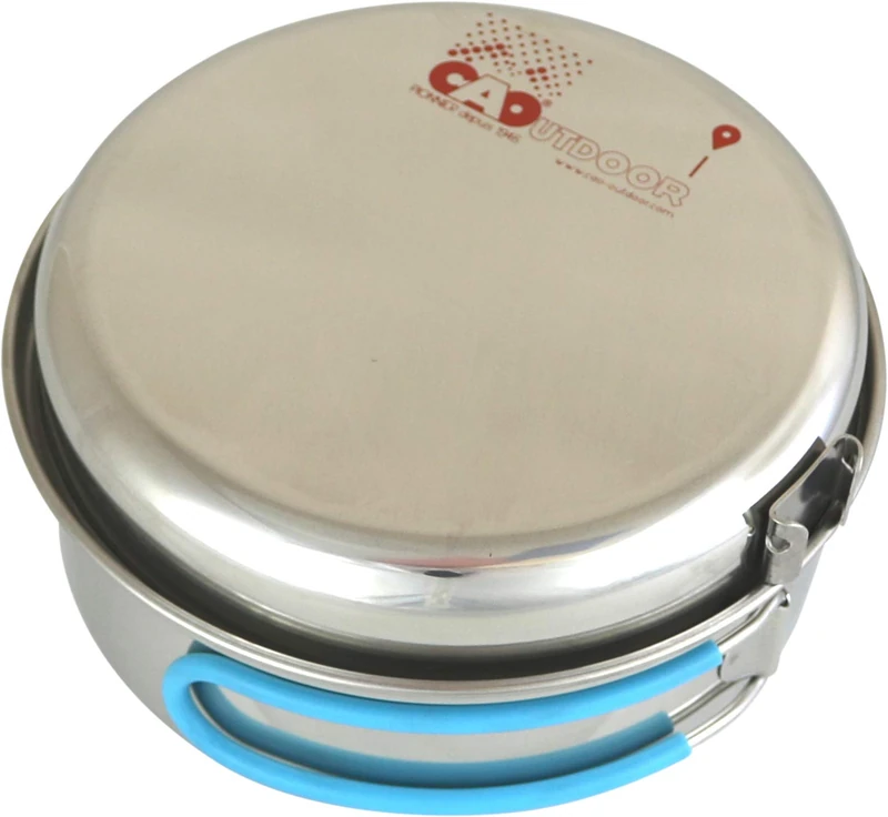 CAO Person Stainless Steel 1 Litre Pots for Camping and Hiking Adult Unisex - Image 1