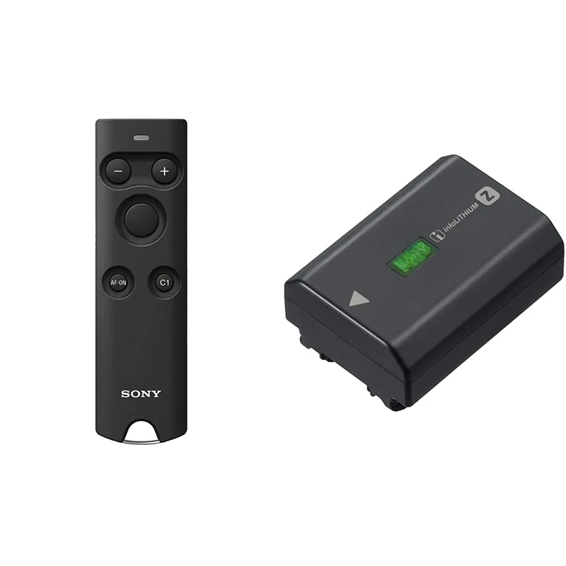 Sony RMT-P1BT Professional Bluetooth Wireless Remote Commander & NPFZ100.CE Z Series Rechargeable Battery Pack - Black