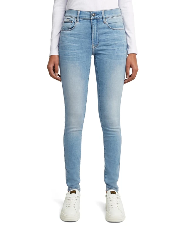 G-Star Women's 3301 Skinny Jeans, Blue (lt indigo aged D05175-8968-8436), 26W / 34L