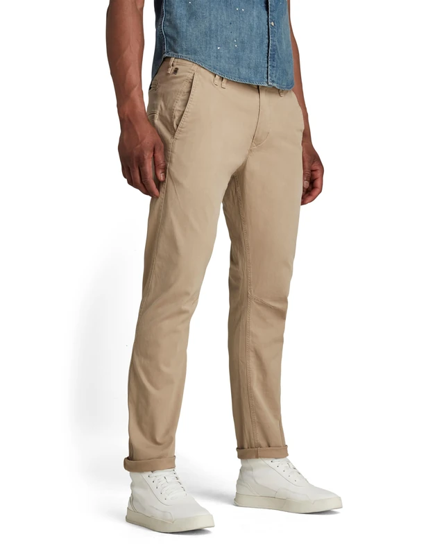 G-Star Men's Vetar Slim Chino, Brown (sahara D14027-C072-436), 27W / 32L