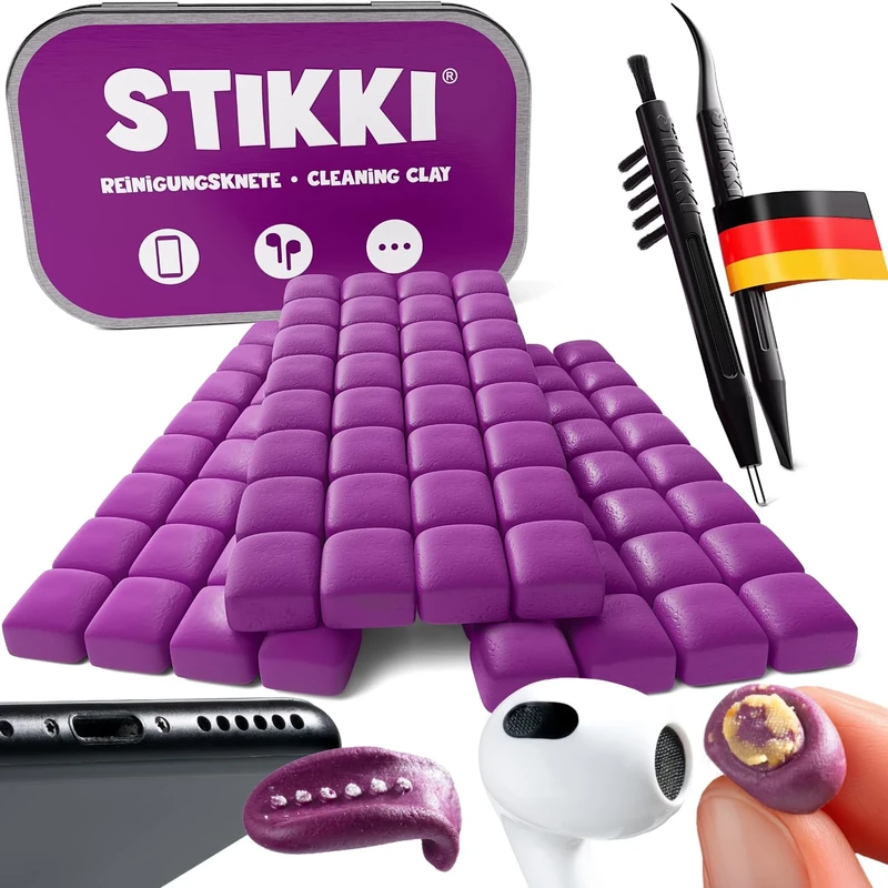 STIKKI Cleaning Putty Kit for Phones, AirPods and Charging Ports