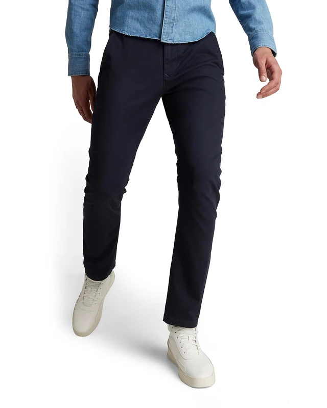 G-Star Men's Vetar Slim Chino, Blue (mazarine blue D14027-C072-4213), 27W / 30L