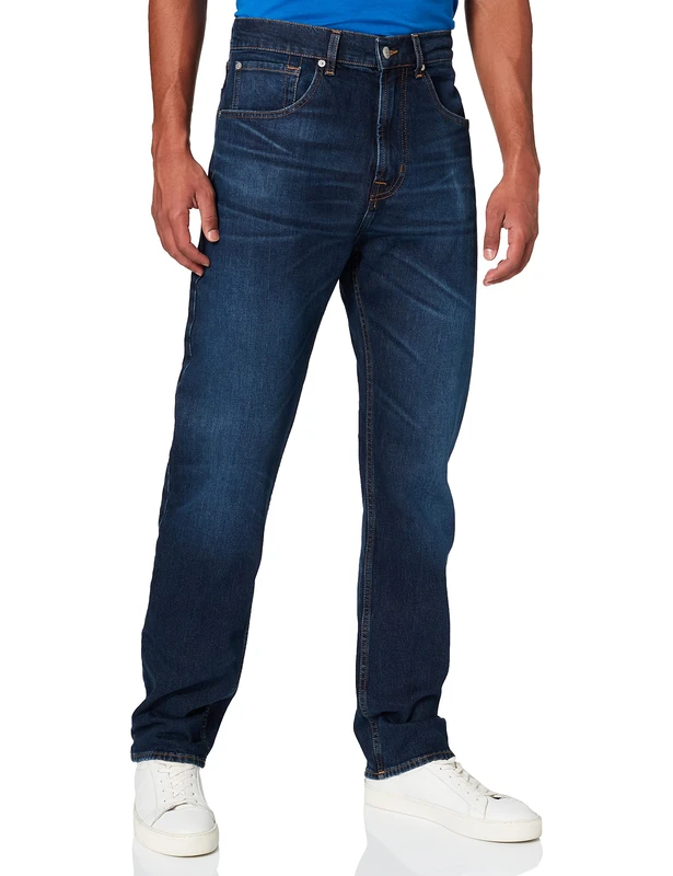 7 For All Mankind Men's Cooper J Deepest Jeans, Dark Blue, 31 W/30 L