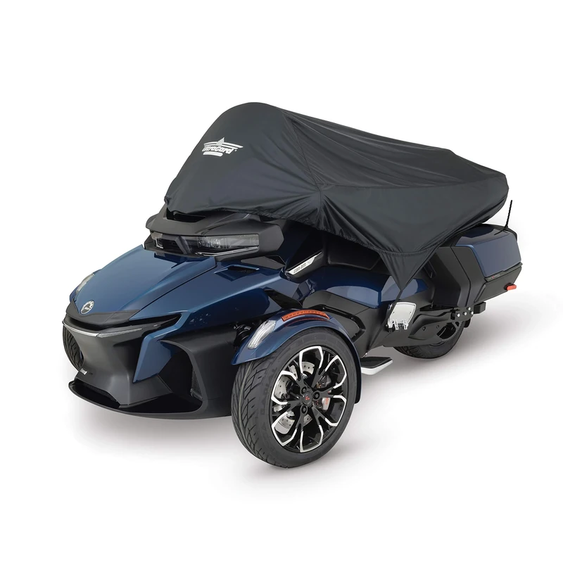 UltraGard Can-Am Spyder RT Half Cover 2020+ Can Am RT Water Resistant Premium Black 4-447BK by Big Bike Parts