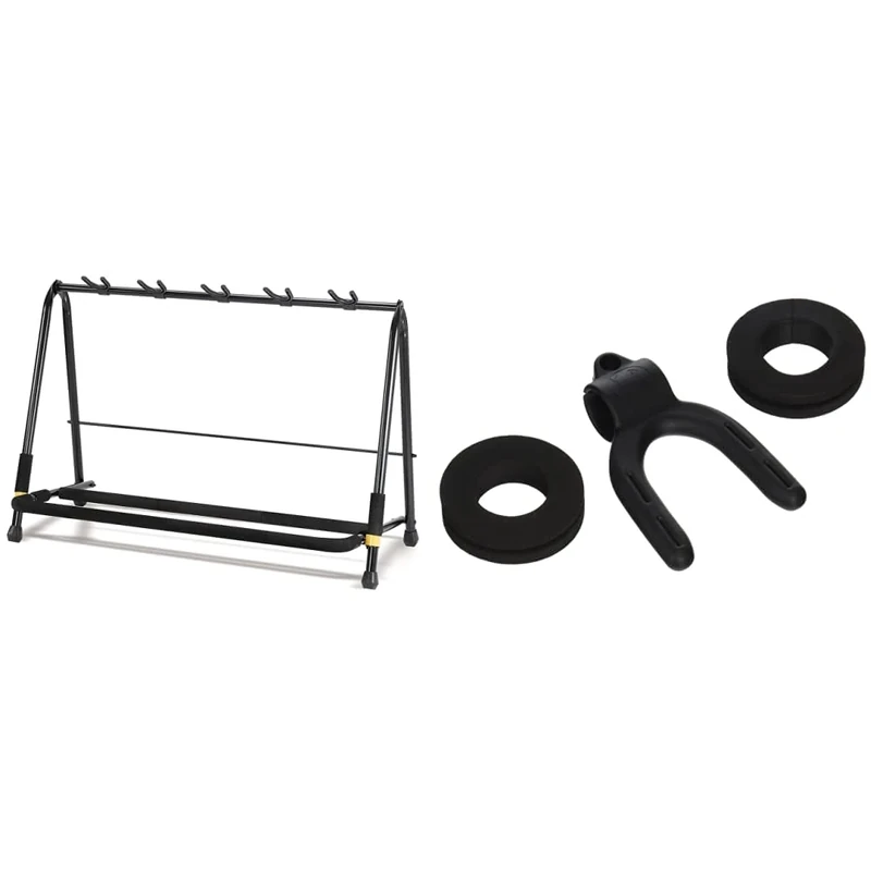 Hercules GS525B Guitar Rack for 5 Guitars & Hercules HA205 Expansion Kit for Guitar Racks