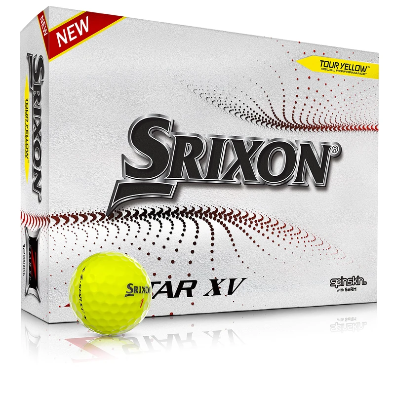 Srixon New Z Star XV 7 - Dozen Premium Golf Balls - Tour Level - Performance - Urethane - 4 pieces - Premium Golf Accessories and Golf Gifts - Image 1