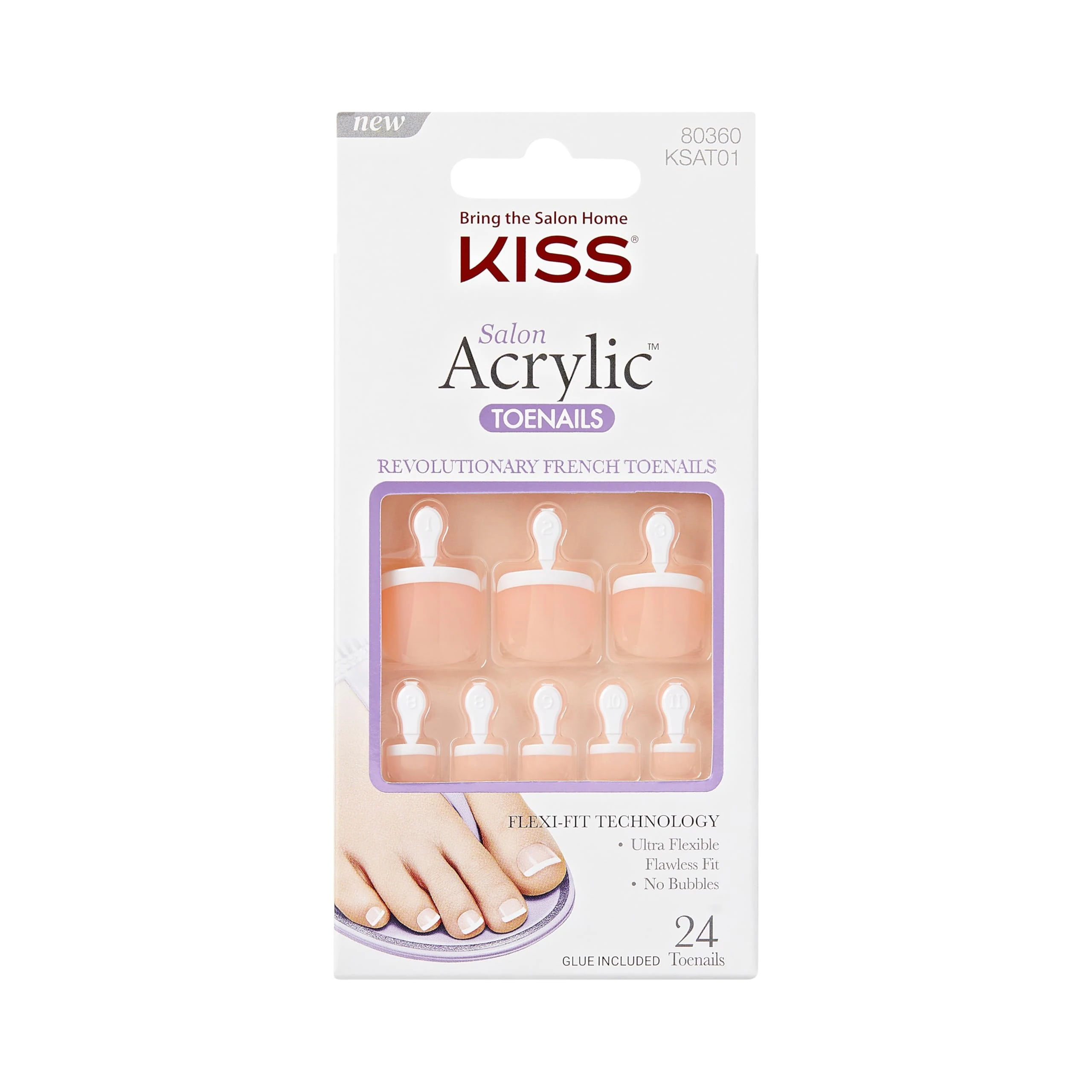 KISS Salon Acrylic FN Toenail - Walk Away