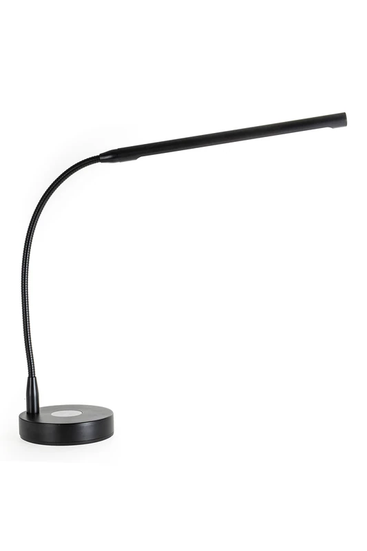GEWA piano light PL-39, music lamp, music stand light (dimmable and intuitive to use, easy to adjust, sustainable and energy-saving, USB charging socket included, incl. mains adapter), black matt