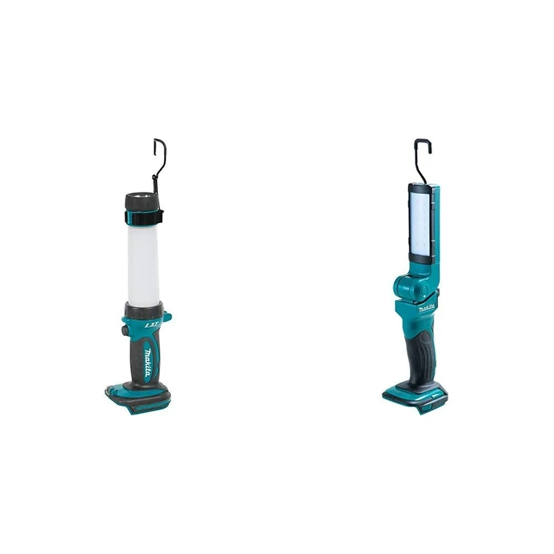 Makita DML806 14.4V/ 18V Li-Ion LXT LED Torch - Battery and Charger Not Included & DML801 18V / 14.4V Li-ion LXT Florescent 12 LED Light Torch - Batteries and Charger Not Included
