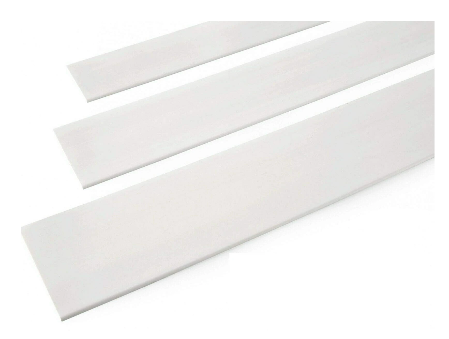 236.22inch 6M Flat BAR Trim Door Window Architrave White PVC Cover Strip TMW Profiles (80mm)