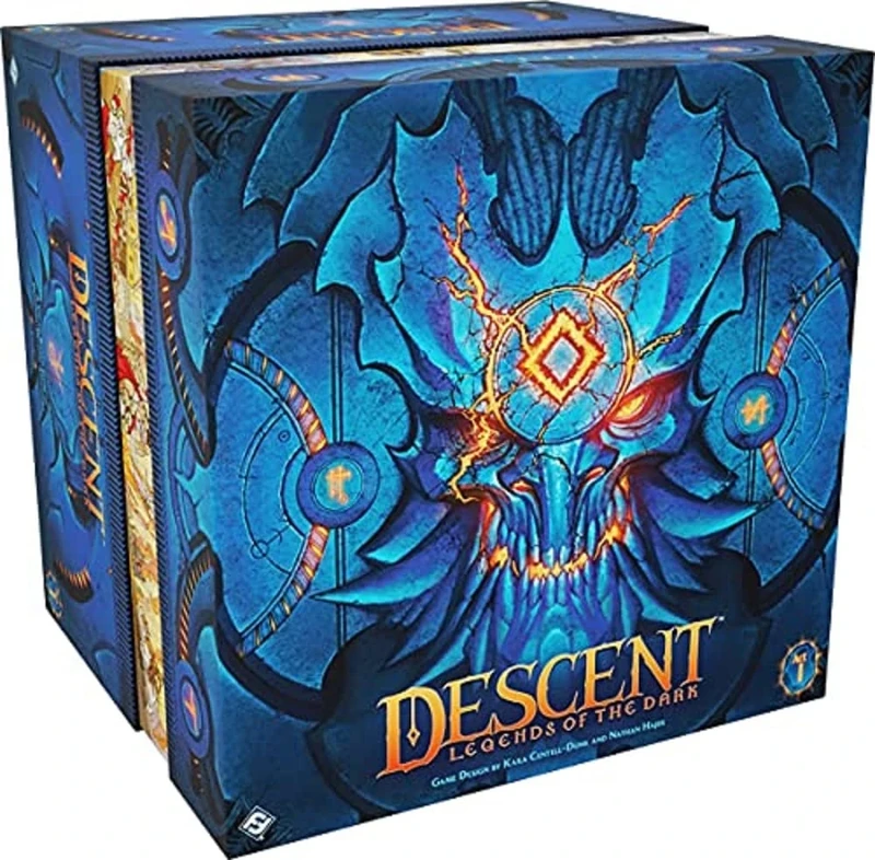 Fantasy Flight Games Descent: Legends of Darkness | Expert Game | Dungeon Crawler | 1-4 Players | Ages 14+ | 120+ Minutes | German