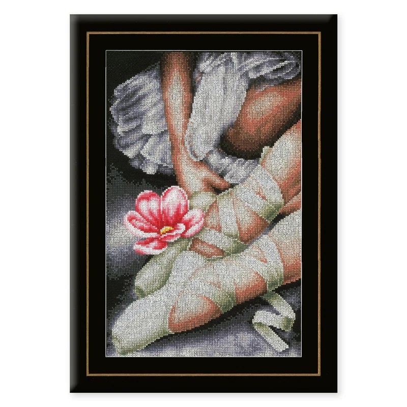 Lanarte Cross Stitch kit, Cotton, Multicoloured, 22 x 34 cm / 8,8" x 13,6"