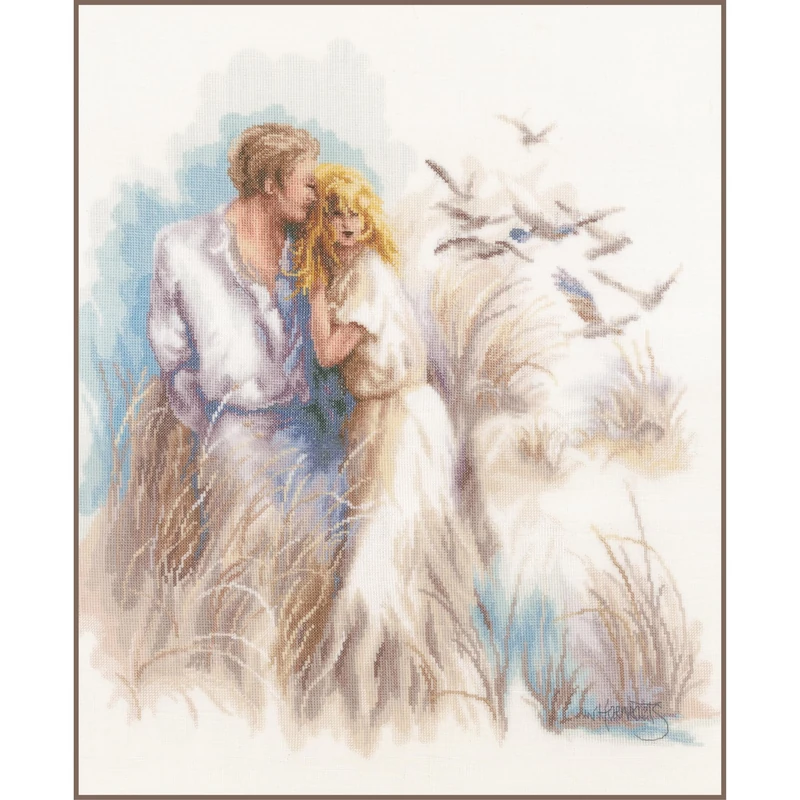 Lanarte PN-0180471 Cross Stitch Kit, Cotton, Multi-Colour, 38 x 44 cm / 15.2 x 17.6 Inches