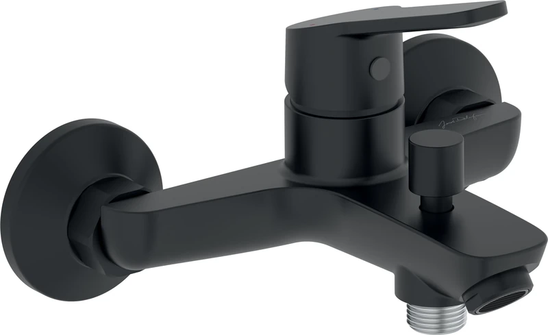 Jacob Delafon 2020 E29871-BL Aimé Bath and Shower Mixer Tap Matt Black Finish