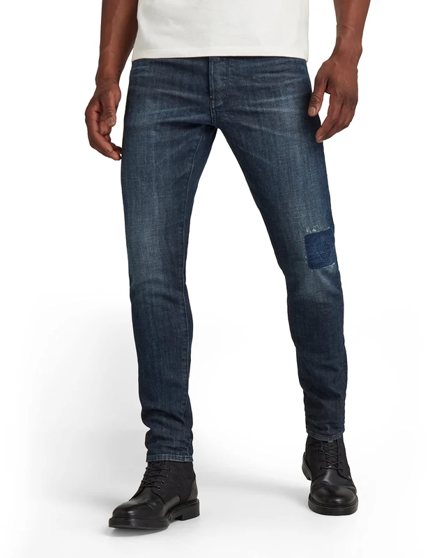 G-Star Men's 3301 Slim style Jeans, Blue (worn in hale navy restored 51001-B767-C599), 27W / 30L