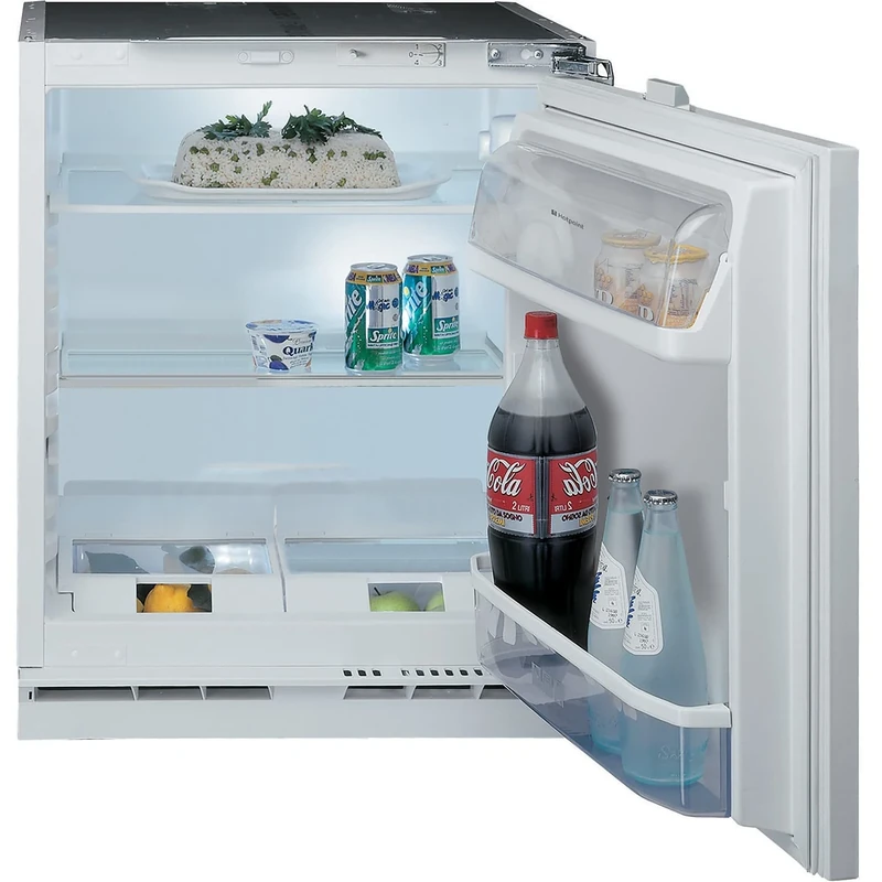 Hotpoint 144L Under Counter Integrated Fridge - Stainless Steel