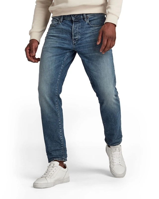 G-Star Men's 3301 Regular Tapered Jeans, Blue (faded cascade 51003-C052-C606), 31W / 32L