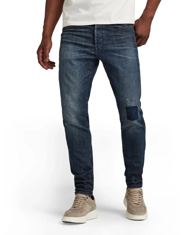 G-Star Men's Scutar 3D Tapered Jeans, Blue (worn in hale navy restored D17711-B767-C599), 27W / 30L