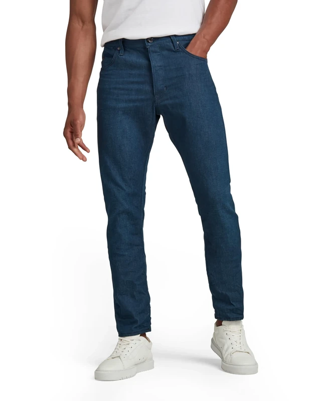 G-Star Men's Triple A Regular Straight Jeans, Blue (3d raw denim D19161-C829-1241), 26W / 30L