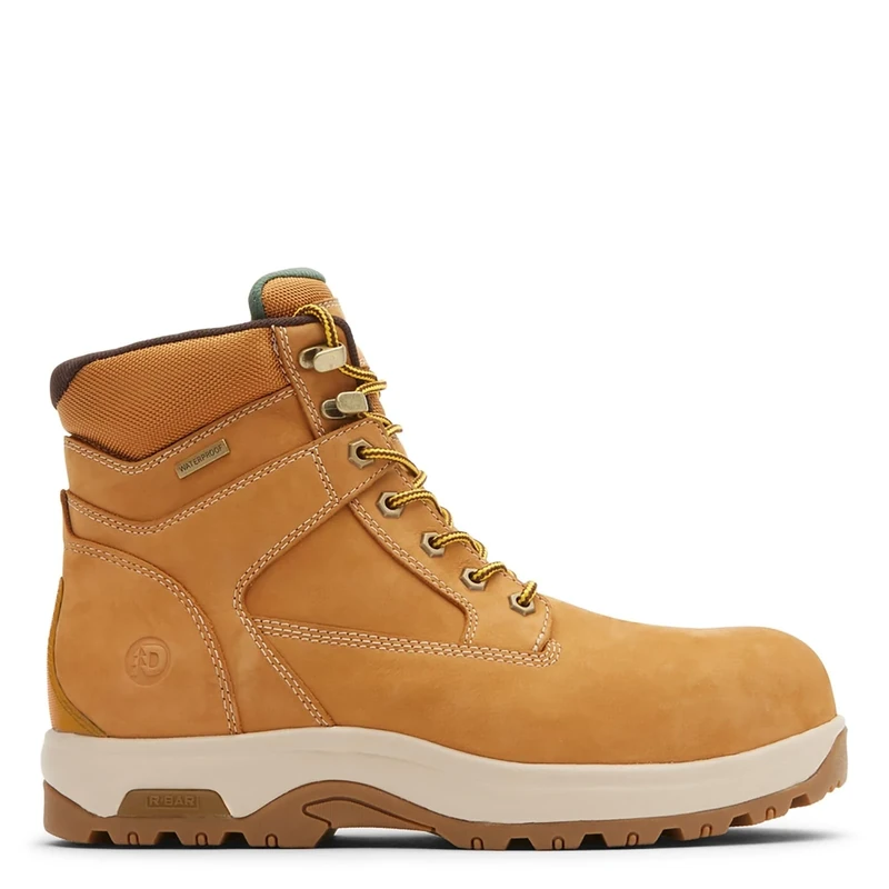 Dunham 8000 Works Safety 6" Boot Wheat Nubuck 16 6E